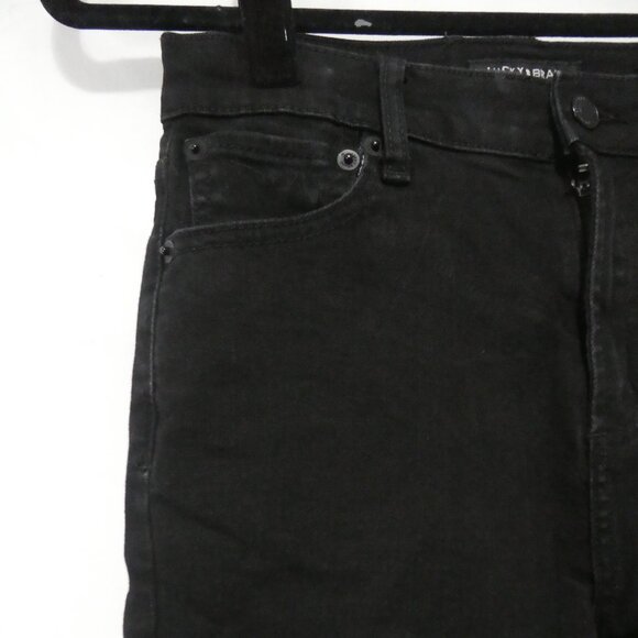 LUCKY BRAND - High Rise - Boot - Charlie | size 4/27 long | Black Denim Jeans - Picture 3 of 16